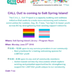 Call out on Salt Spring Island