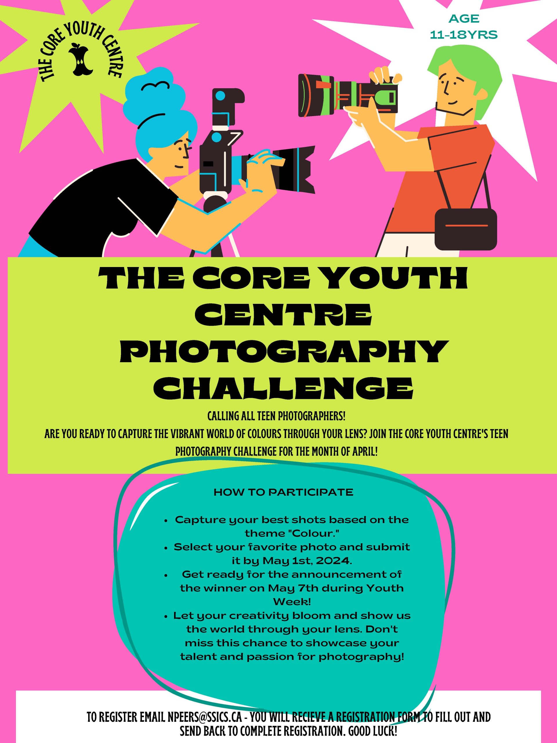 The Core Youth Centre Photography Challenge Island Community Services