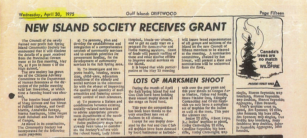New Society Lays Plans